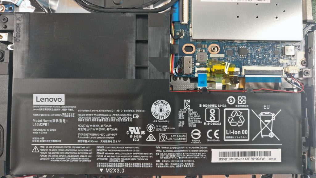 Batería interna de Lenovo Yoga 520