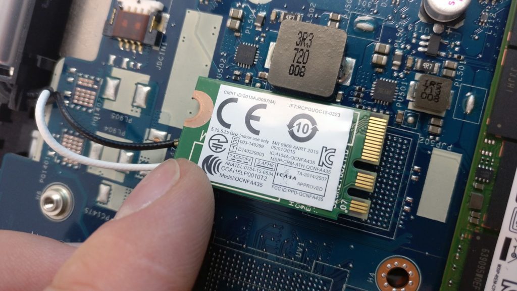 Placa Wi-Fi Qualcomm de Lenovo Yoga 520